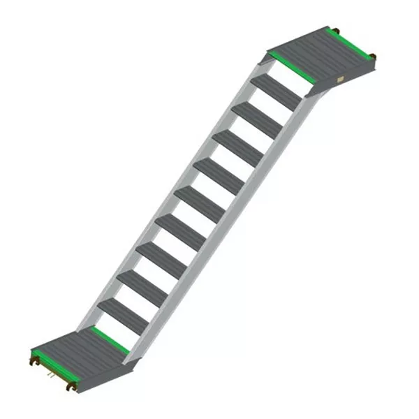 Larghezza della rampa di 0.71m